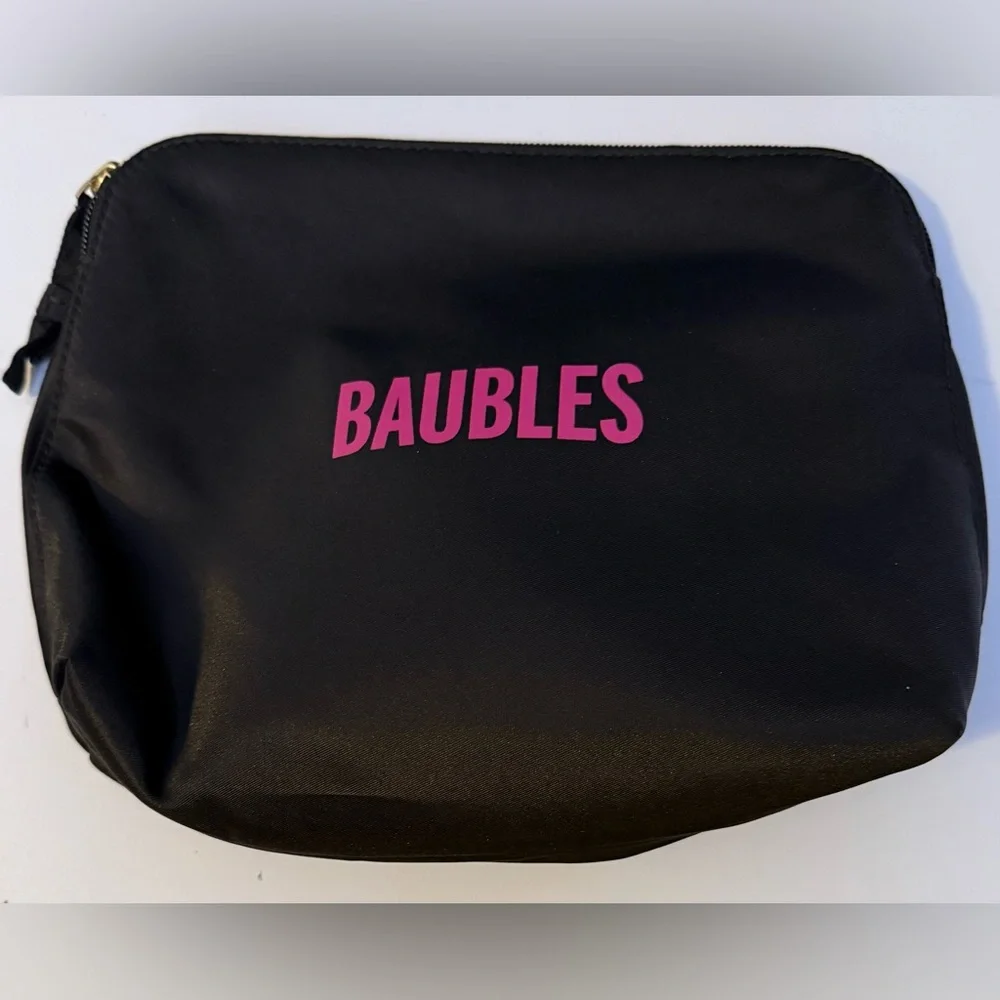 Kate Spade Pouch Black Travel Bag‎ Clutch Nylon Lot of 2 NWOT